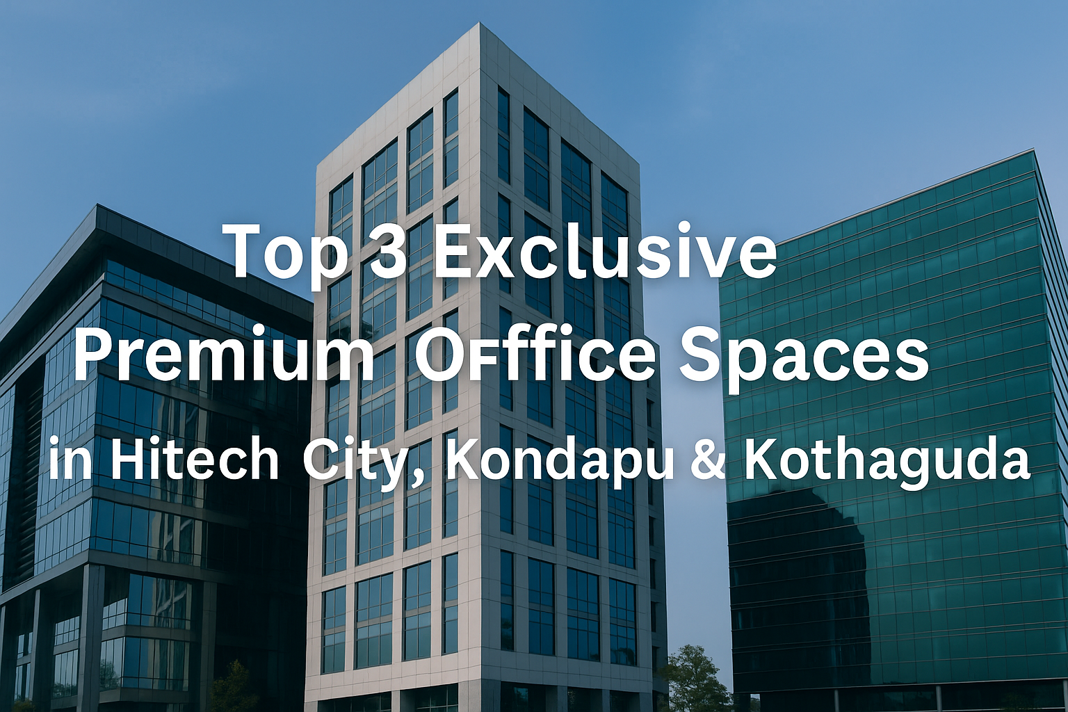 Premium Office Spaces in Hitech City, Kondapur & Kothaguda